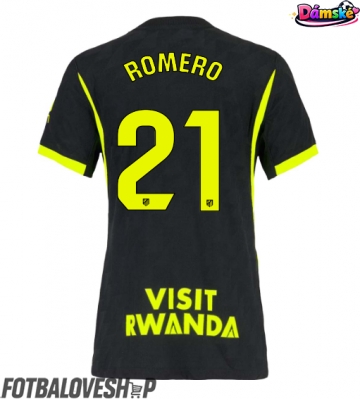 Atletico Madrid Cristian Romero #21 Dámské Venkovní Dres 2026-27 Krátký Rukáv