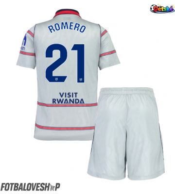 Atletico Madrid Cristian Romero #21 Dětské Alternativní Dres 2026-27 Krátký Rukáv (+ trenýrky)