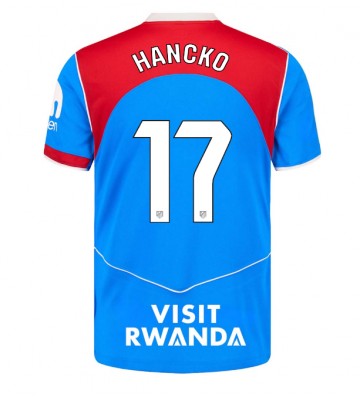 Atletico Madrid David Hancko #17 Alternativní Dres 2025-26 Krátký Rukáv
