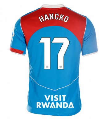 Atletico Madrid David Hancko #17 Dámské Alternativní Dres 2025-26 Krátký Rukáv