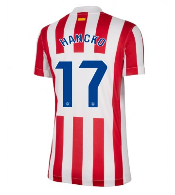 Atletico Madrid David Hancko #17 Dámské Domácí Dres 2025-26 Krátký Rukáv
