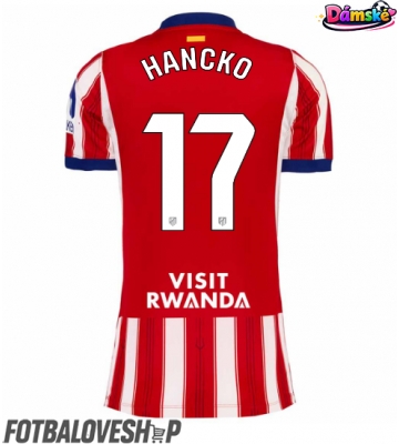 Atletico Madrid David Hancko #17 Dámské Domácí Dres 2026-27 Krátký Rukáv