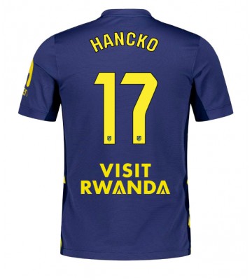 Atletico Madrid David Hancko #17 Venkovní Dres 2025-26 Krátký Rukáv