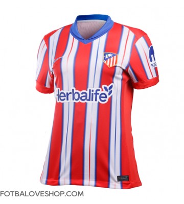 Atletico Madrid Dámské Domácí Dres 2024-25 Krátký Rukáv