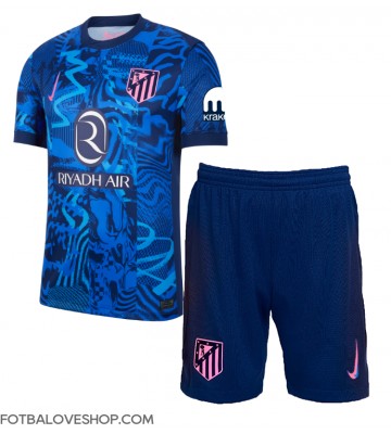 Atletico Madrid Dětské Alternativní Dres 2024-25 Krátký Rukáv (+ trenýrky)