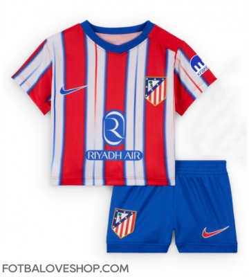 Atletico Madrid Dětské Domácí Dres 2024-25 Krátký Rukáv (+ trenýrky)
