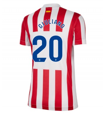 Atletico Madrid Giuliano Simeone #20 Dámské Domácí Dres 2025-26 Krátký Rukáv