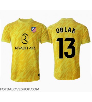 Atletico Madrid Jan Oblak #13 Brankářské Alternativní Dres 2024-25 Krátký Rukáv
