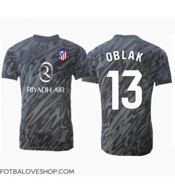 Atletico Madrid Jan Oblak #13 Brankářské Domácí Dres 2024-25 Krátký Rukáv