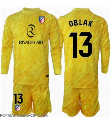 Atletico Madrid Jan Oblak #13 Brankářské Dětské Alternativní Dres 2024-25 Dlouhý Rukáv (+ trenýrky)