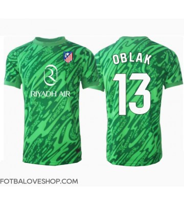 Atletico Madrid Jan Oblak #13 Brankářské Venkovní Dres 2024-25 Krátký Rukáv