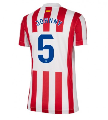 Atletico Madrid Johnny Cardoso #5 Dámské Domácí Dres 2025-26 Krátký Rukáv