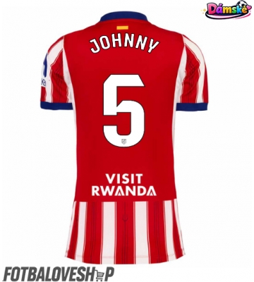 Atletico Madrid Johnny Cardoso #5 Dámské Domácí Dres 2026-27 Krátký Rukáv