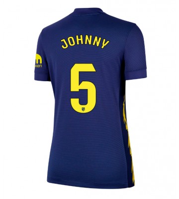 Atletico Madrid Johnny Cardoso #5 Dámské Venkovní Dres 2025-26 Krátký Rukáv