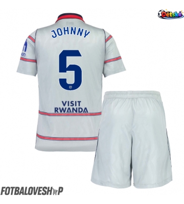 Atletico Madrid Johnny Cardoso #5 Dětské Alternativní Dres 2026-27 Krátký Rukáv (+ trenýrky)