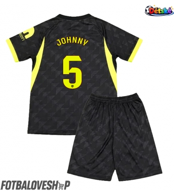 Atletico Madrid Johnny Cardoso #5 Dětské Venkovní Dres 2026-27 Krátký Rukáv (+ trenýrky)