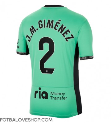 Atletico Madrid Jose Gimenez #2 Alternativní Dres 2023-24 Krátký Rukáv