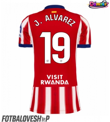 Atletico Madrid Julian Alvarez #19 Dámské Domácí Dres 2026-27 Krátký Rukáv