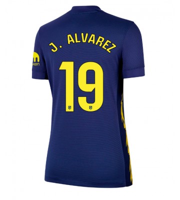 Atletico Madrid Julian Alvarez #19 Dámské Venkovní Dres 2025-26 Krátký Rukáv