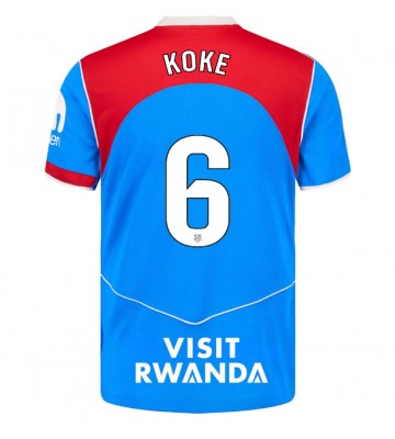 Atletico Madrid Koke #6 Alternativní Dres 2025-26 Krátký Rukáv