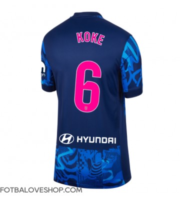 Atletico Madrid Koke #6 Dámské Alternativní Dres 2024-25 Krátký Rukáv