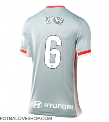 Atletico Madrid Koke #6 Dámské Venkovní Dres 2024-25 Krátký Rukáv