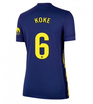 Atletico Madrid Koke #6 Dámské Venkovní Dres 2025-26 Krátký Rukáv