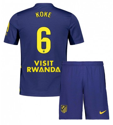Atletico Madrid Koke #6 Dětské Venkovní Dres 2025-26 Krátký Rukáv (+ trenýrky)