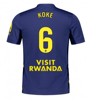 Atletico Madrid Koke #6 Venkovní Dres 2025-26 Krátký Rukáv