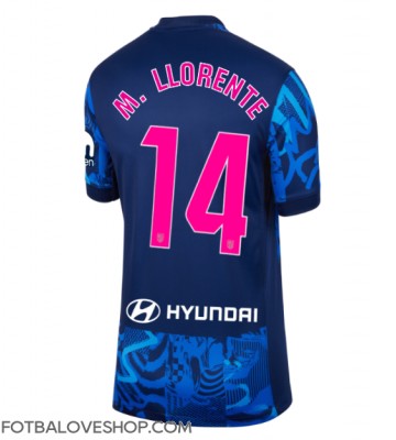 Atletico Madrid Marcos Llorente #14 Dámské Alternativní Dres 2024-25 Krátký Rukáv