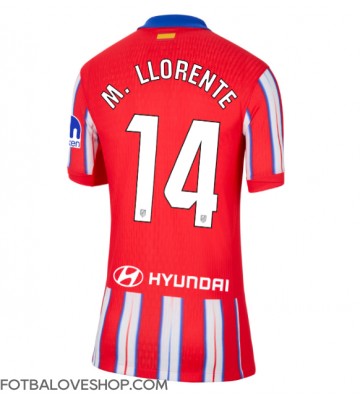 Atletico Madrid Marcos Llorente #14 Dámské Domácí Dres 2024-25 Krátký Rukáv