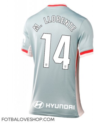 Atletico Madrid Marcos Llorente #14 Dámské Venkovní Dres 2024-25 Krátký Rukáv