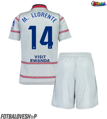 Atletico Madrid Marcos Llorente #14 Dětské Alternativní Dres 2026-27 Krátký Rukáv (+ trenýrky)