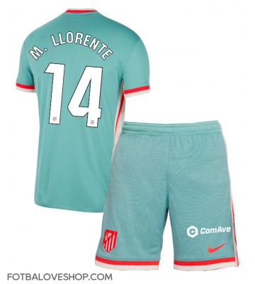 Atletico Madrid Marcos Llorente #14 Dětské Venkovní Dres 2024-25 Krátký Rukáv (+ trenýrky)