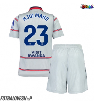Atletico Madrid Morten Hjulmand #23 Dětské Alternativní Dres 2026-27 Krátký Rukáv (+ trenýrky)