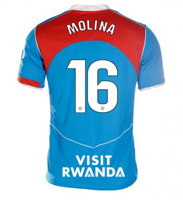 Atletico Madrid Nahuel Molina #16 Dámské Alternativní Dres 2025-26 Krátký Rukáv