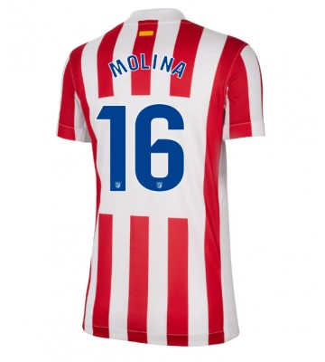 Atletico Madrid Nahuel Molina #16 Dámské Domácí Dres 2025-26 Krátký Rukáv