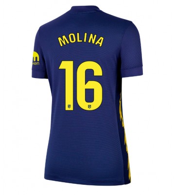 Atletico Madrid Nahuel Molina #16 Dámské Venkovní Dres 2025-26 Krátký Rukáv