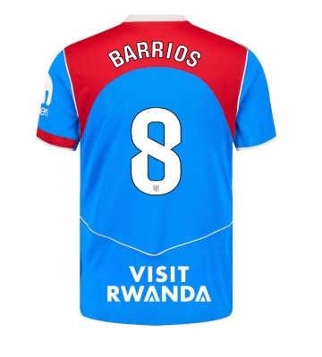 Atletico Madrid Pablo Barrios #8 Alternativní Dres 2025-26 Krátký Rukáv