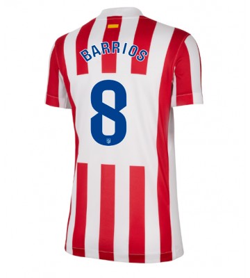 Atletico Madrid Pablo Barrios #8 Dámské Domácí Dres 2025-26 Krátký Rukáv