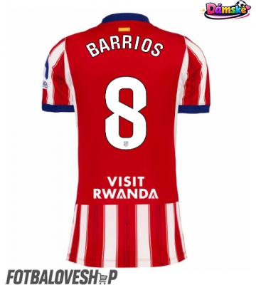 Atletico Madrid Pablo Barrios #8 Dámské Domácí Dres 2026-27 Krátký Rukáv