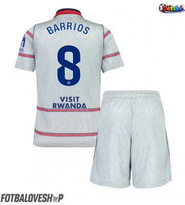 Atletico Madrid Pablo Barrios #8 Dětské Alternativní Dres 2026-27 Krátký Rukáv (+ trenýrky)