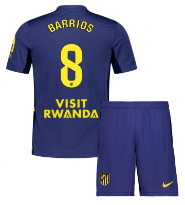 Atletico Madrid Pablo Barrios #8 Dětské Venkovní Dres 2025-26 Krátký Rukáv (+ trenýrky)