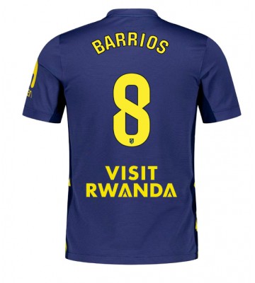 Atletico Madrid Pablo Barrios #8 Venkovní Dres 2025-26 Krátký Rukáv