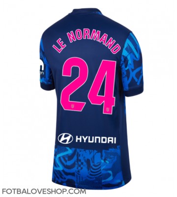 Atletico Madrid Robin Le Normand #24 Dámské Alternativní Dres 2024-25 Krátký Rukáv