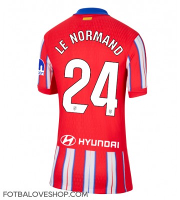 Atletico Madrid Robin Le Normand #24 Dámské Domácí Dres 2024-25 Krátký Rukáv