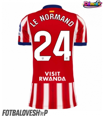 Atletico Madrid Robin Le Normand #24 Dámské Domácí Dres 2026-27 Krátký Rukáv