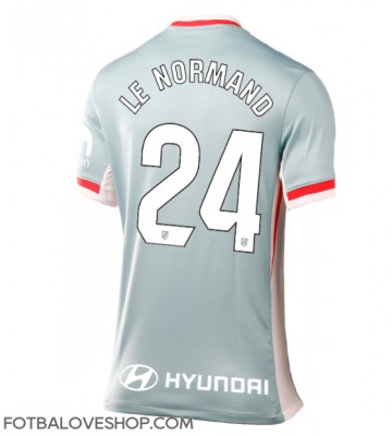 Atletico Madrid Robin Le Normand #24 Dámské Venkovní Dres 2024-25 Krátký Rukáv