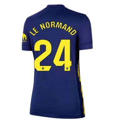Atletico Madrid Robin Le Normand #24 Dámské Venkovní Dres 2025-26 Krátký Rukáv