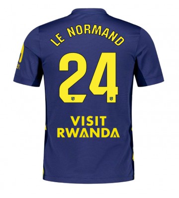 Atletico Madrid Robin Le Normand #24 Venkovní Dres 2025-26 Krátký Rukáv